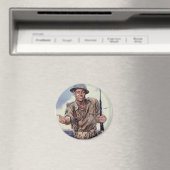 WW2 USMC 1 MAGNET (In Situ (Geschirrspüler))