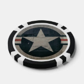 WW2 Vintag Air Corps Star Pokerchips (Einzeln)