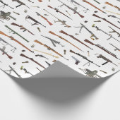 WW2-Waffenmuster Geschenkpapier (Ecke)