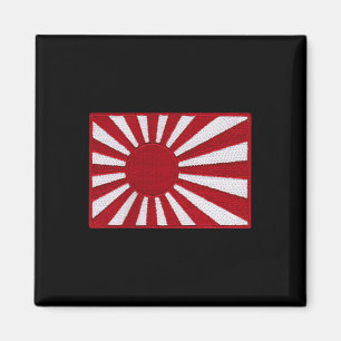 WW2 War Flag Japan Flag Kiste Retro Vintager Patch Magnet