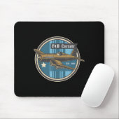 WW2 Warplane F4u Korsair Der Flugzeugträger WW2 Mousepad (Mit Mouse)