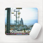 ww3, Wildwood, NJ, Ansicht "des GROSSEN WEISSEN" Mousepad (Mit Mouse)