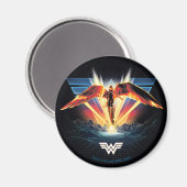 WW84 | 80's Retrowave Wonder Woman Graphic Magnet (Vorderseite/Rückseite)