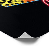 WW84 | Das Gepard-Retrowave-Abzeichen Poster (Ecke)