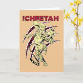 WW84 | Die Geparden Retro Comic Art Karte (Gelbe Blume)