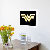 WW84 | Golden Wonder Woman Logo Foliendrucke (Ablage(Küche))