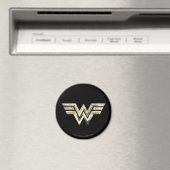 WW84 | Golden Wonder Woman Logo Magnet (In Situ (Geschirrspüler))