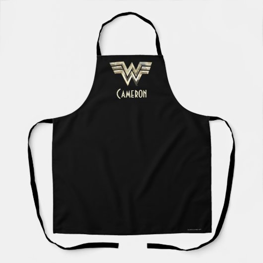 WW84 | Golden Wonder Woman Logo Schürze (Vorderseite)
