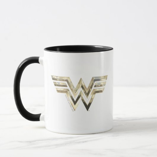 WW84 | Golden Wonder Woman Logo Tasse (Links)