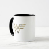 WW84 | Golden Wonder Woman Logo Tasse (Vorderseite Links)