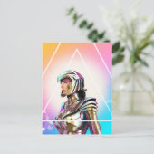 WW84 | Lo Fi Wonder Woman Golden Armor Portrait Einladungspostkarte (Stehend Vorderseite)