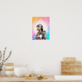 WW84 | Lo Fi Wonder Woman Golden Armor Portrait Poster (Küche)