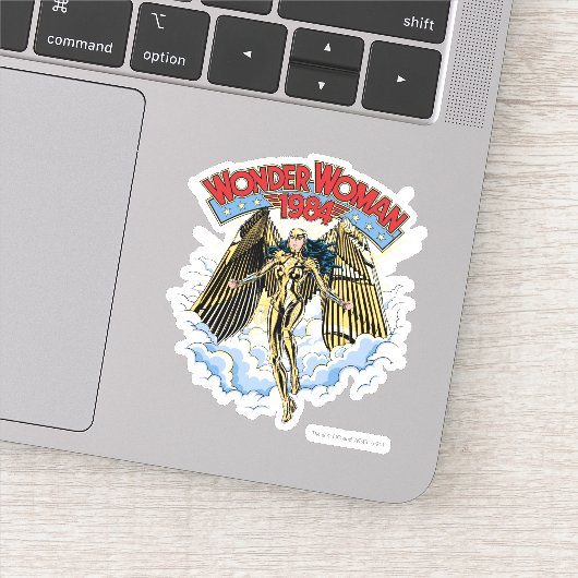 WW84 | Retro Comic Gold Armor Wonder Woman Aufkleber (Detail)