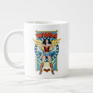 WW84  Retro Comic Wonder Woman Character Abzeichen Jumbo-Tasse