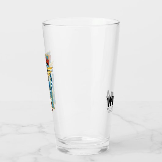 WW84 | Retro Comic Wonder Woman Charakter Abzeiche Glas (Links)