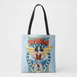 WW84 Retro Comic Wonder Woman Charakter Abzeiche Tasche