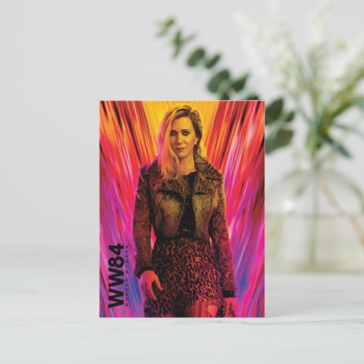 WW84 | Rosa Barbara Ann Minerva Kaleidoskop Einladungspostkarte (Stehend Vorderseite)