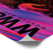 WW84 | Rosa Barbara Ann Minerva Kaleidoskop Poster (Ecke)