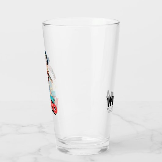 WW84 | Seien Sie eine Wunderin, die ein Retro-Comi Glas (Links)