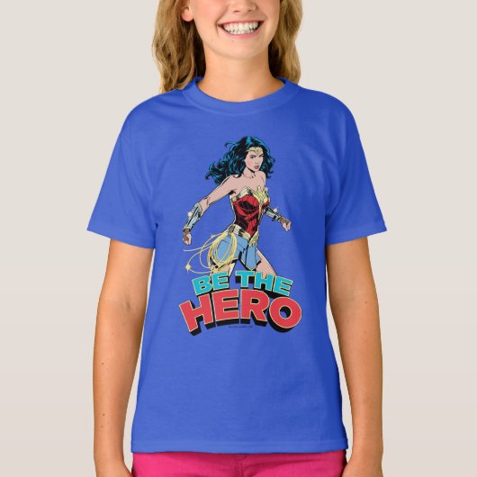 WW84 | Seien Sie eine Wunderin, die ein Retro-Comi T-Shirt (Vorderseite)