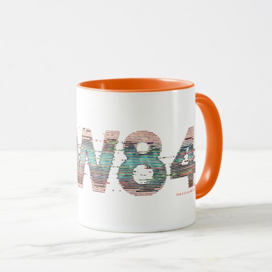 WW84 | Statisches TV-Logo Tasse (VorderseiteRechts)
