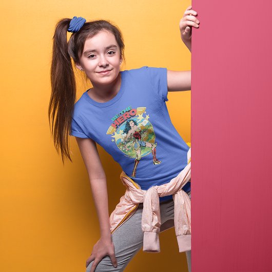 WW84 | Themyscira Wonder Woman Retro Comic Art T-Shirt