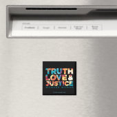 WW84 | Truth Liebe & Justice Wonder Woman Cutout Magnet (In Situ (Geschirrspüler))