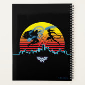 WW84 | Wonder Woman & Cheetah Retrowave Sunset Planer (Rückseite)