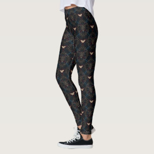 WW84  Wonder Woman Circular Geometric Muster Leggings