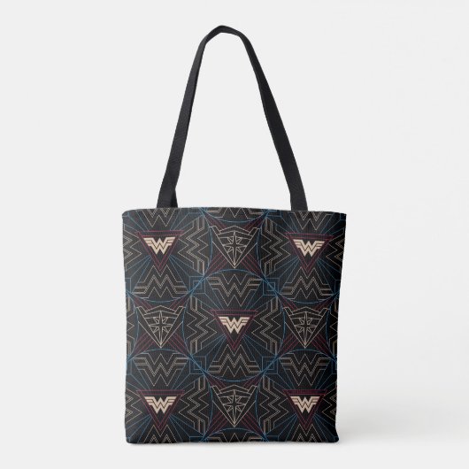 WW84 | Wonder Woman Circular Geometric Pattern Tasche (Rückseite)