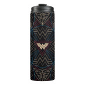 WW84 | Wonder Woman Circular Geometric Pattern Thermosbecher (Vorderseite)