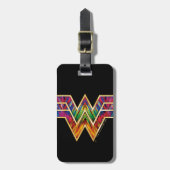WW84 | Wonder Woman Kaleidoscope Logo Gepäckanhänger (Vorderseite vertikal)