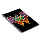 WW84 | Wonder Woman Kaleidoscope Logo Notizblock (Rechte Seite)