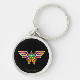 WW84 Wonder Woman Kaleidoscope Logo Schlüsselanhänger
