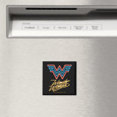 WW84 | Wonder Woman Neon Light Logo Magnet (In Situ (Geschirrspüler))