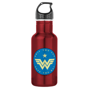 WW84   Wonder Woman Only You Can Save The Day Edelstahlflasche