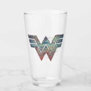 WW84 Wonder Woman TV Static Logo Glas