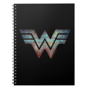 WW84 Wonder Woman TV Static Logo Notizblock