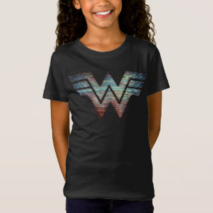 WW84 Wonder Woman TV Static Logo T-Shirt