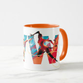 WW84 | Wonder Woman Vs. Das Cheetah WW Logo Tasse (VorderseiteRechts)