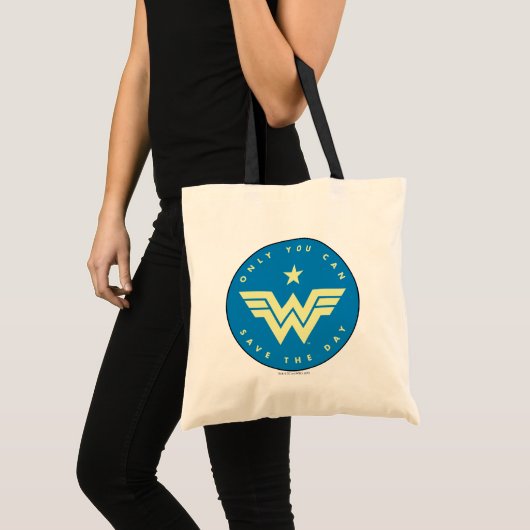 WW 84 Wonder Woman | Only You Can Save The Day Tragetasche (Vorderseite (Produkt))