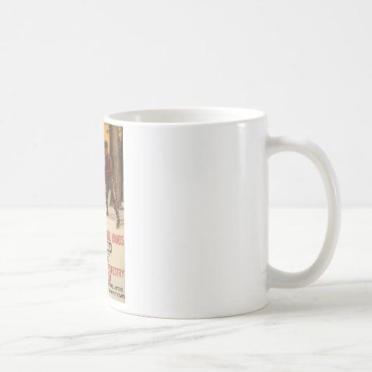 WW I ~ 224. Kanadisches Forstbataillon 1915 Kaffeetasse (Rechts)