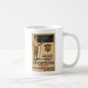 WW I ~ 242. Forstwirtschaft Kanadisches Bataillon  Kaffeetasse
