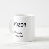 WWDZD? Was wurde Dr. Zaius Do? Kaffeetasse (Vorderseite Links)