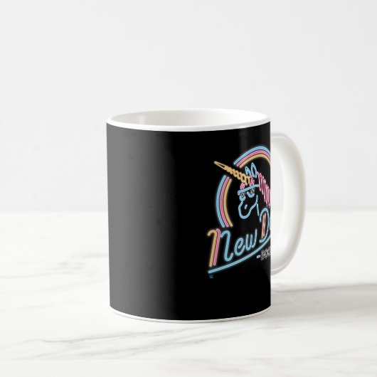 WWE Neon Unicorn 837 Kaffeetasse (VorderseiteRechts)