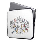 WWE Royal Rumble Special Edition Minimaler T - Shi Laptopschutzhülle (Vorderseite Links)