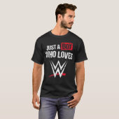 WWF Wrestlemanie Inspiriert Unisex Gefärbte Krawat T-Shirt (Vorne ganz)