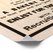 WWI-amerikanisches Rekrutierungspaket Poster (Ecke)