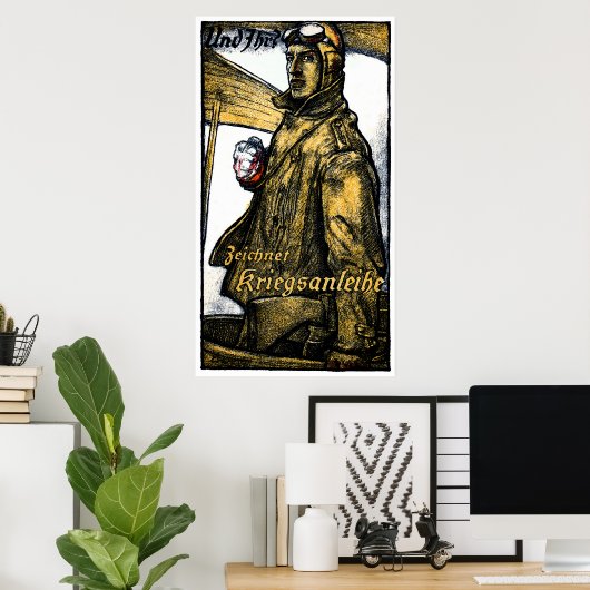 WWI - Anleihe des Deutschen Luftkriegs Poster (Heimbüro)