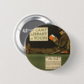 WWI Bibliothek Button (Vorne & Hinten)